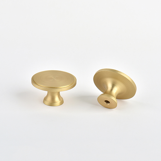 Wholesale Round Brass Wardrobe Pulls Bedroom Handles Kitchen